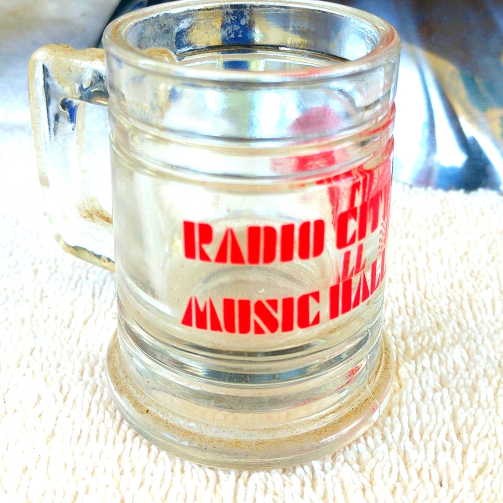 Shot Glass Radio City Music Hall Bar Vintage